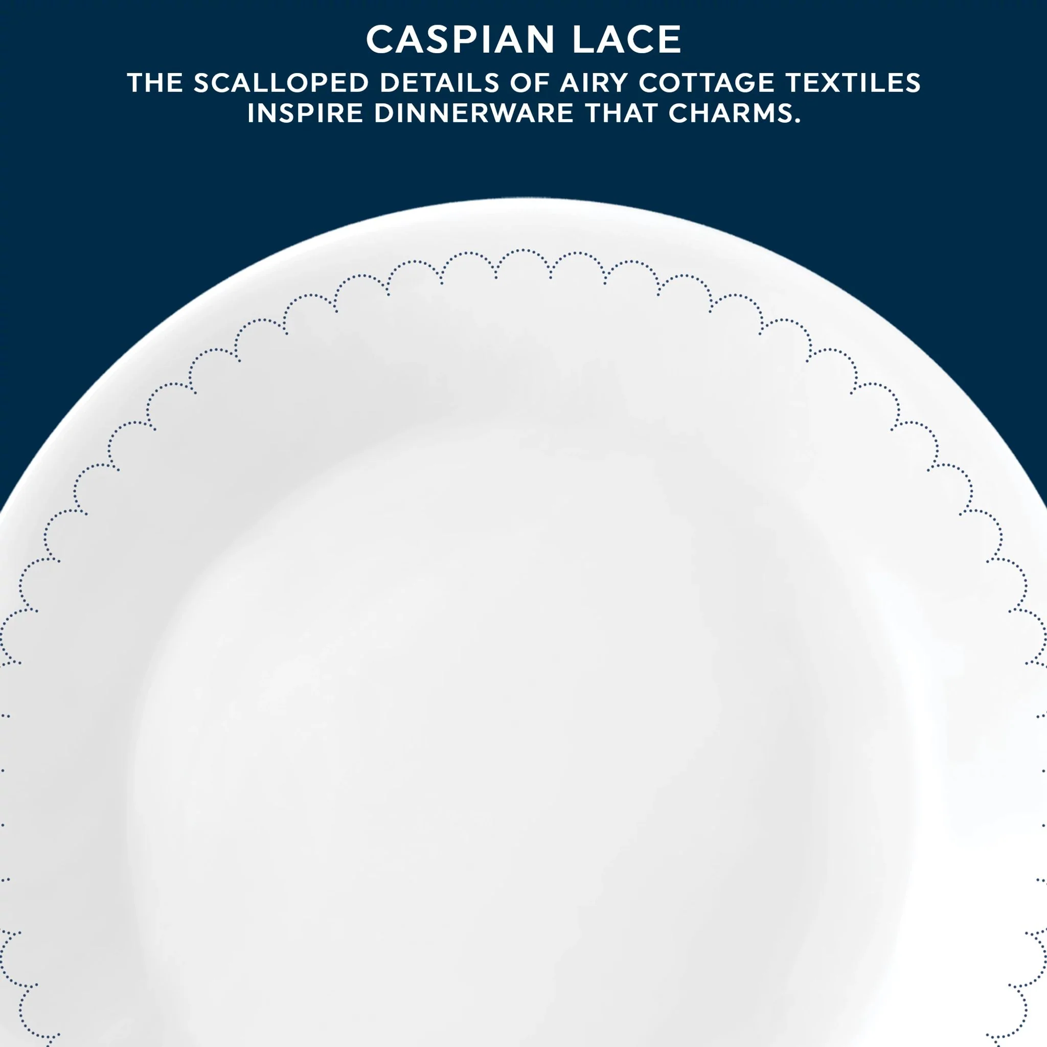 Corelle® Caspian Lace 6.75" Appetizer Plate - Image 4