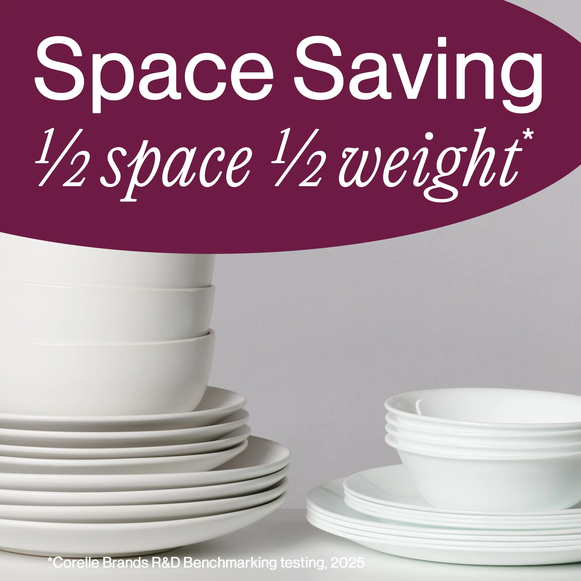 Corelle® Shimmering White 32-piece Dinnerware Set, Service for 8 - Image 8
