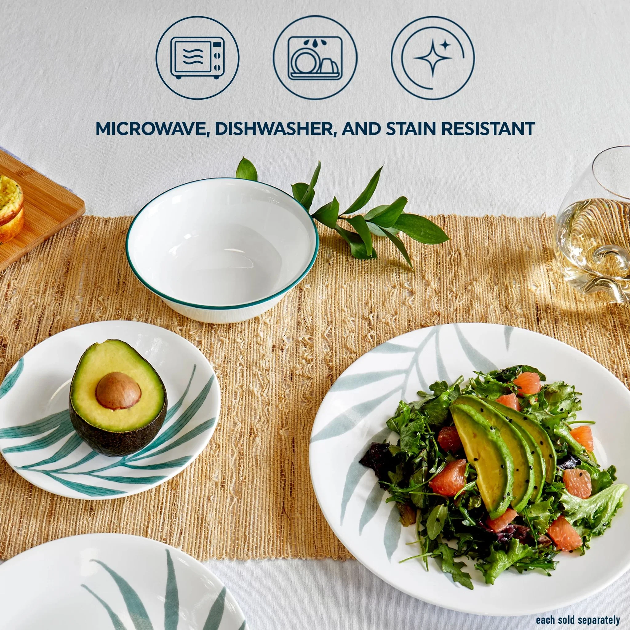 Corelle® Solar Print 10.25" Dinner Plate, EXCLUSIVE - Image 3