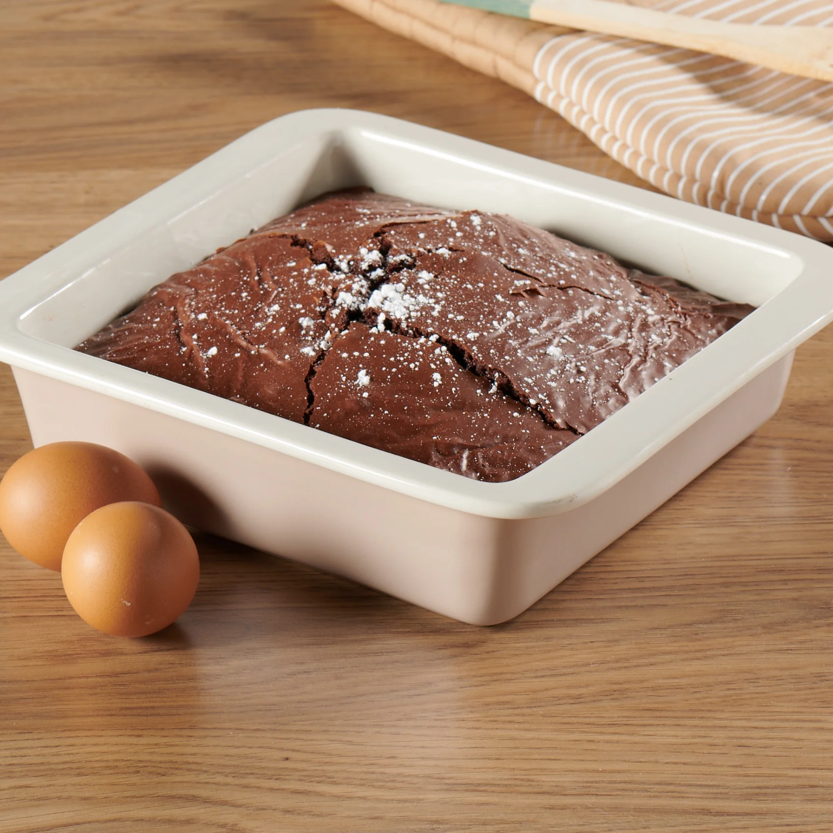 CorningWare® Contour Walnut 9x9" Square Pan Dish - Image 2