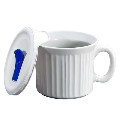 CorningWare® French White® 20-ounce Meal MugTM with Vented Lid Mug
